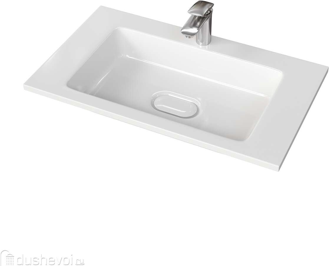 Раковина Taliente 4627173210423 накладная прямоугольная 45х62 мм, искусственный мрамор купить,113231