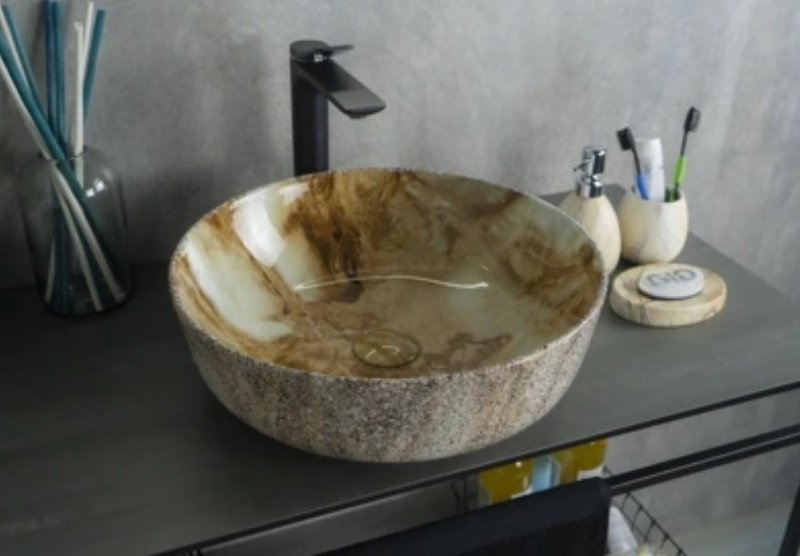 Раковина GID-ceramic Mnc499 накладная круглая 41, керамика