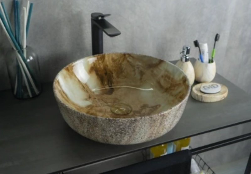 Раковина GID-ceramic Mnc499 накладная круглая 41, керамика купить,150500