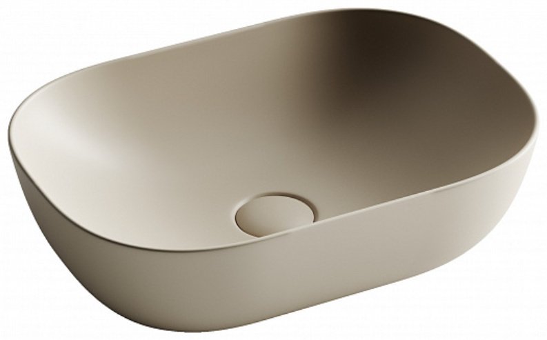 Раковина Ceramicanova CN6009MC накладная прямоугольная 46, санфарфор купить,NaN