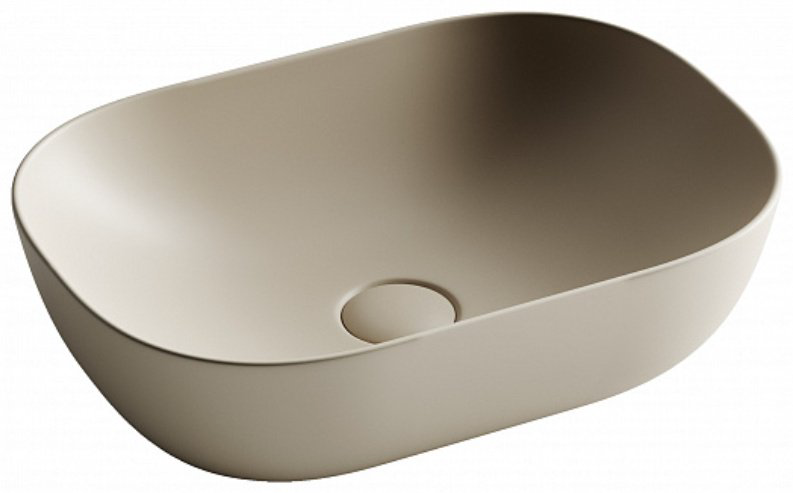Раковина Ceramicanova CN6009MC накладная прямоугольная 46, санфарфор купить,NaN