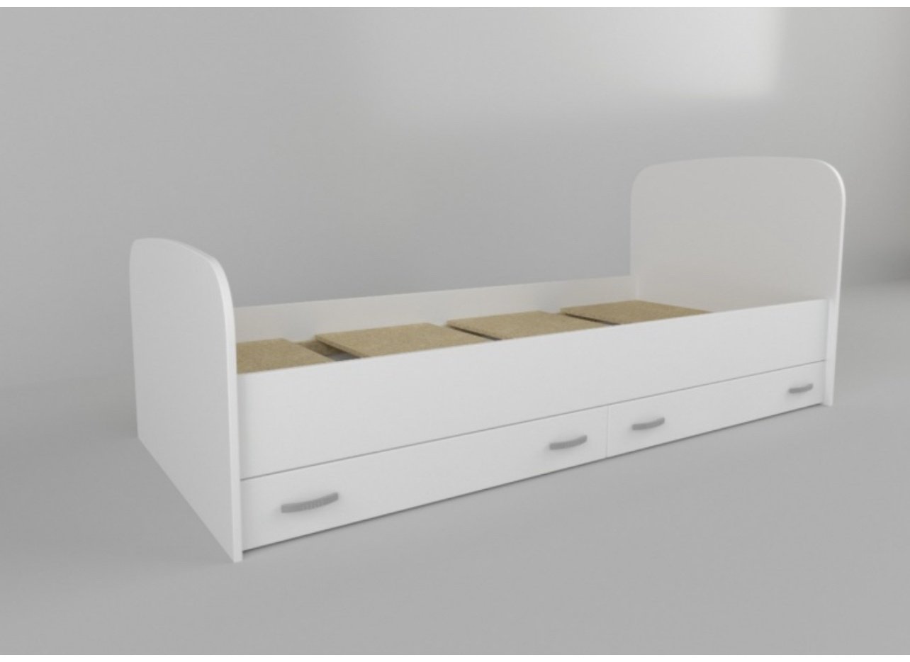 Кровать Doma Виктория Kids 80x200см белая купить,NaN