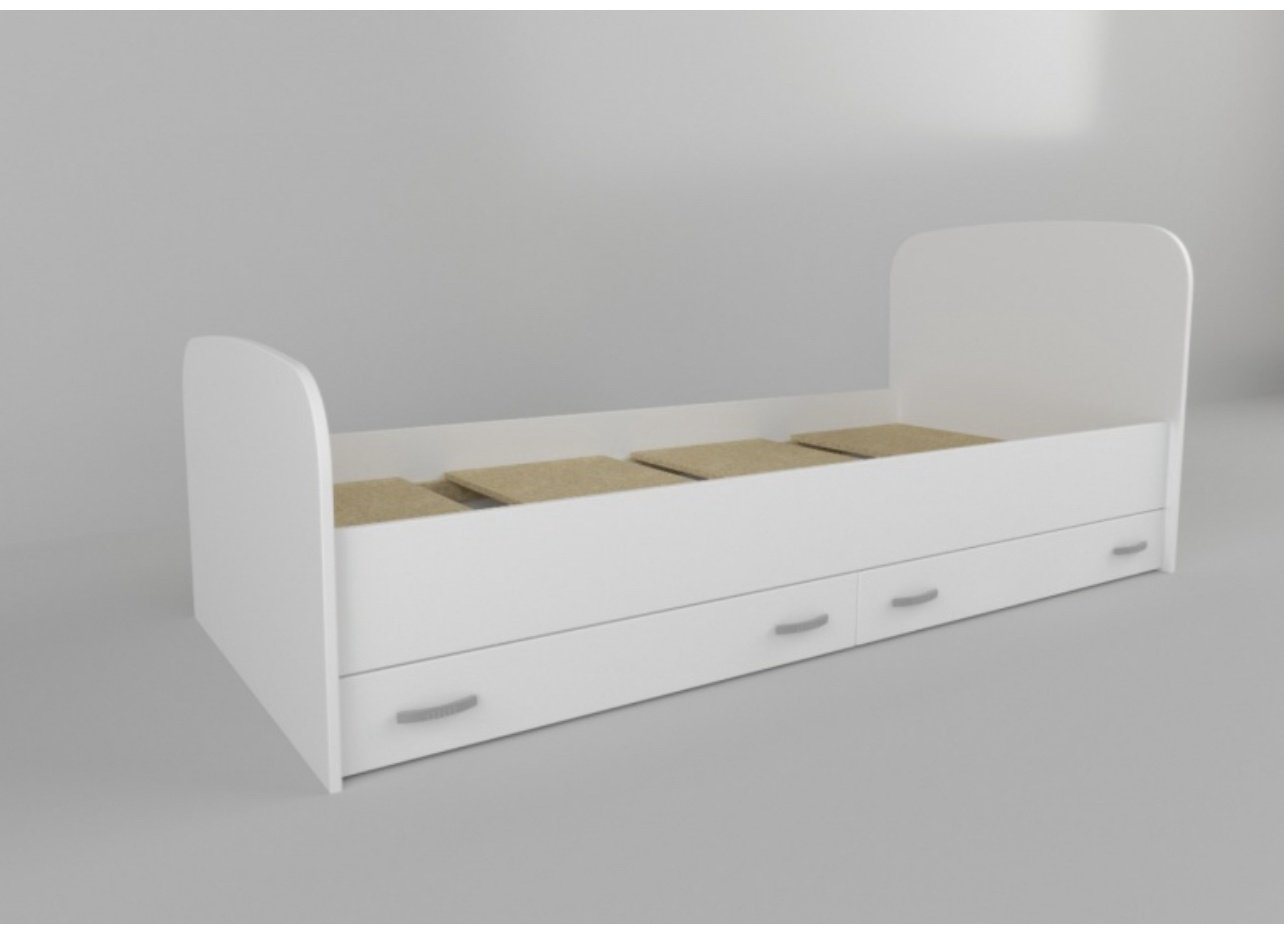 Кровать Doma Виктория Kids 80x200см белая купить,NaN