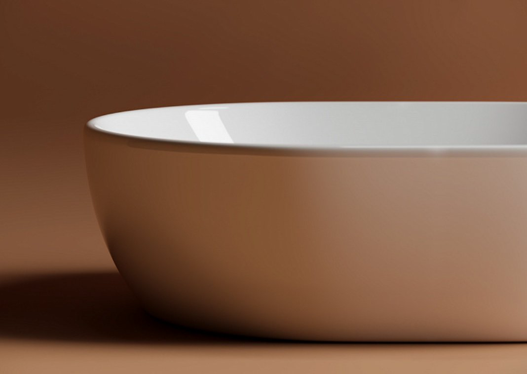 Раковина Ceramicanova CN6019 накладная овальная 48, санфарфор купить,120594
