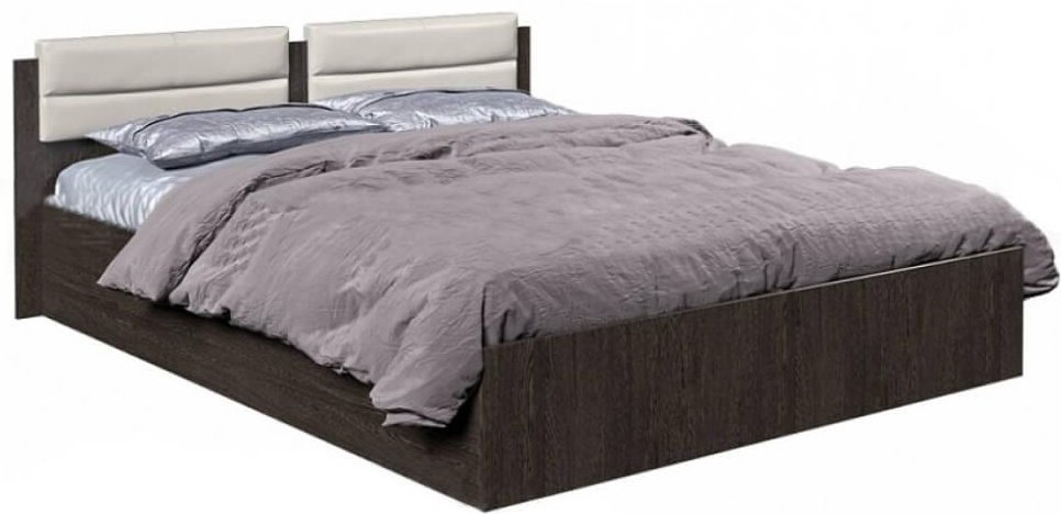 Кровать Doma F-STA 84656 160x200см с матрасом коричневая купить,NaN