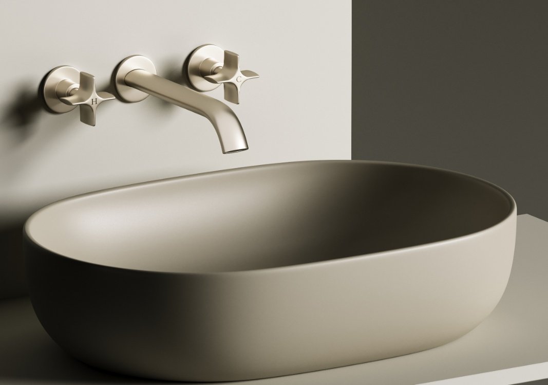 Раковина Ceramicanova CN6047MC накладная овальная 60, санфарфор купить,NaN