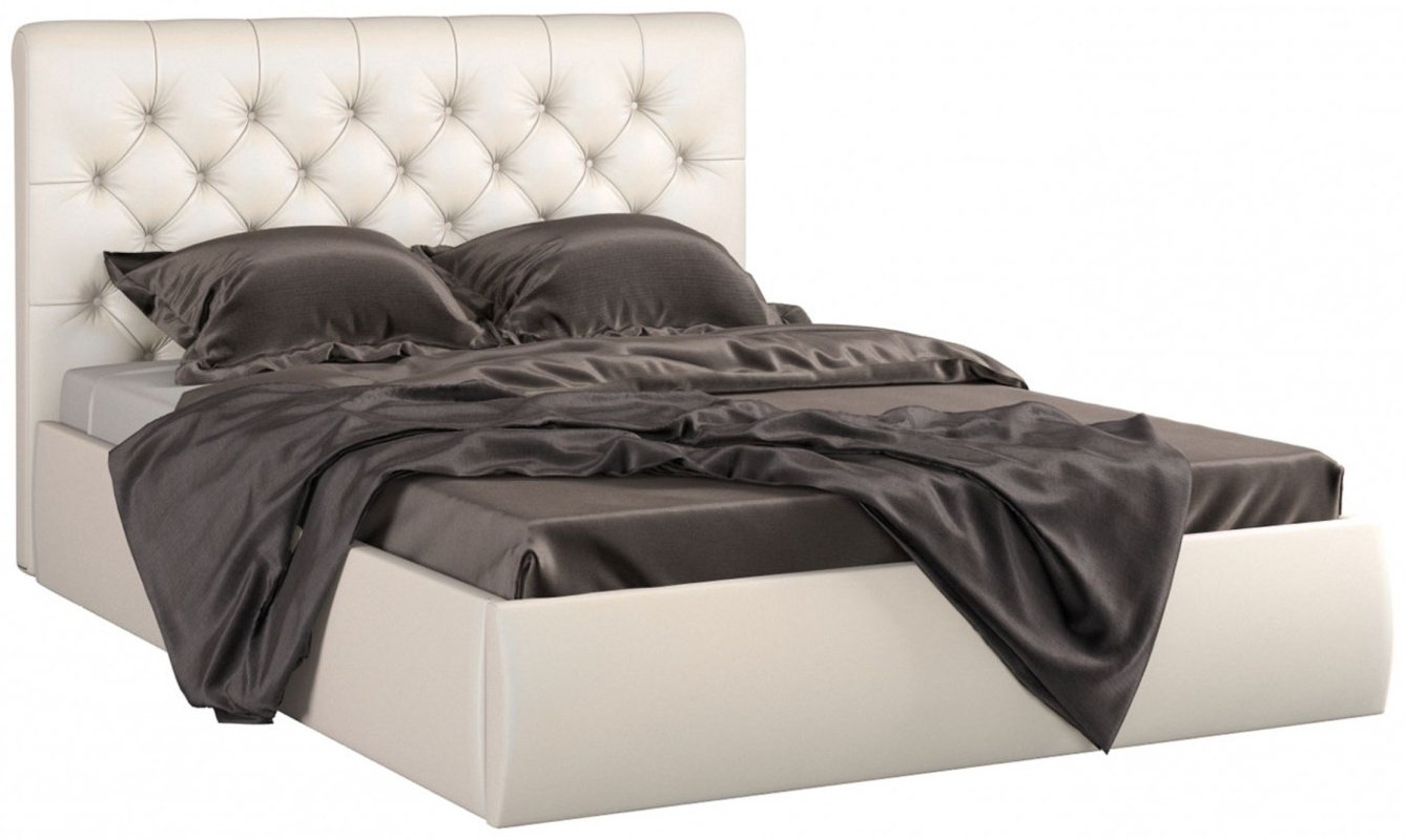 Кровать Imperial Беатриче 160x200см сПМ бежевая купить,NaN
