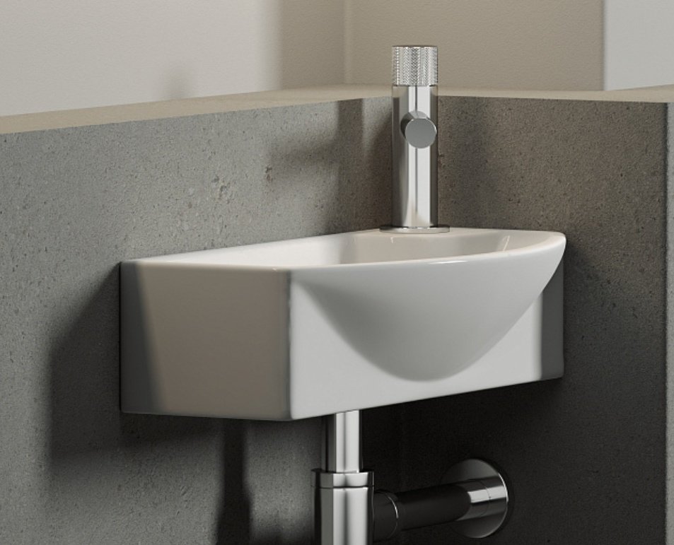 Раковина Ceramicanova CN6038L накладная прямоугольная 45, санфарфор