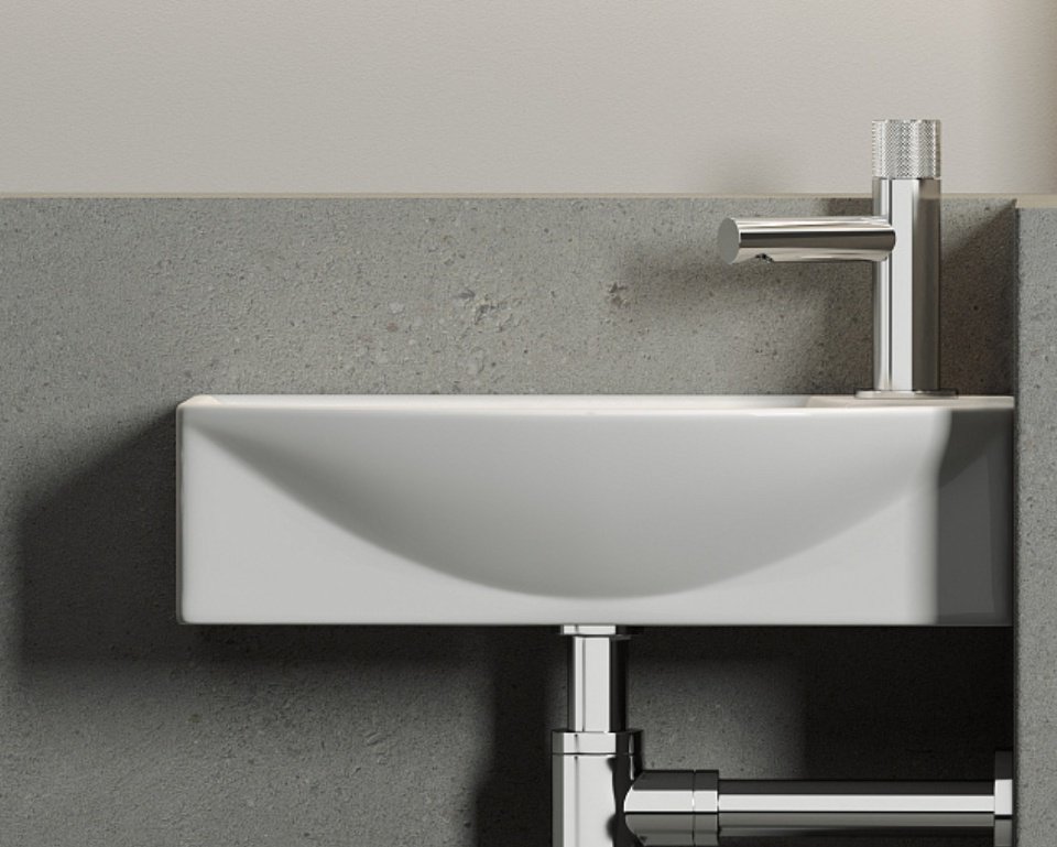 Раковина Ceramicanova CN6038L накладная прямоугольная 45, санфарфор