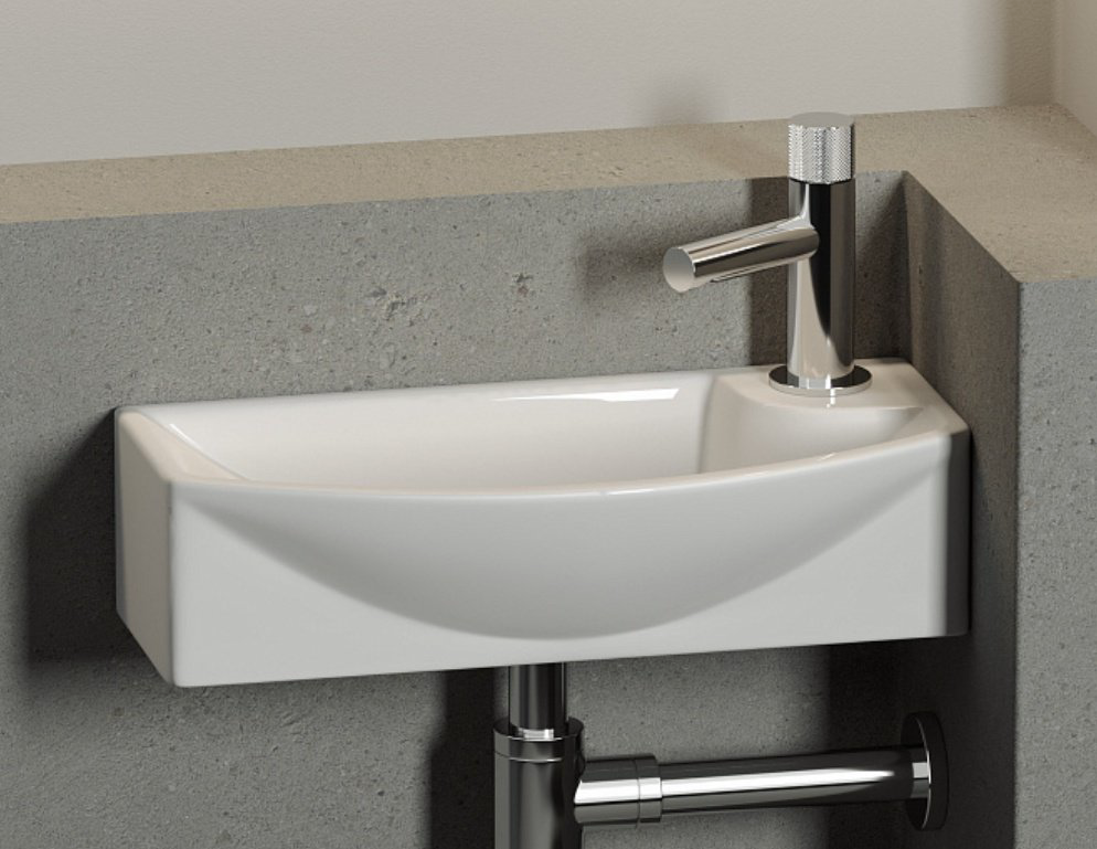 Раковина Ceramicanova CN6038L накладная прямоугольная 45, санфарфор купить,129350