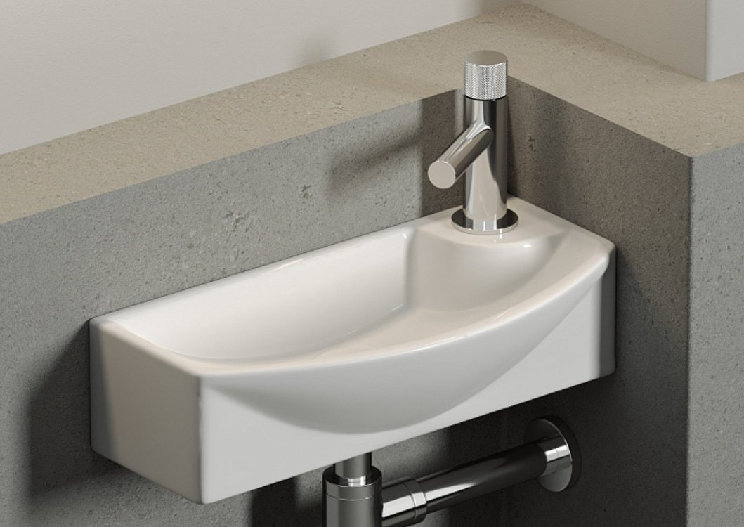 Раковина Ceramicanova CN6038L накладная прямоугольная 45, санфарфор купить,129350