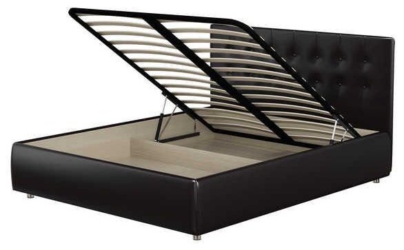 Кровать Doma Victoria 160x200см с матрасом черная купить,NaN