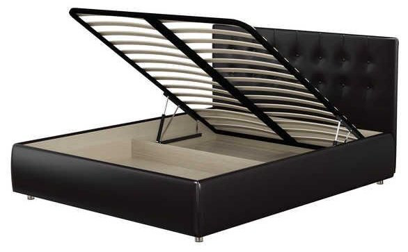 Кровать Doma Victoria 160x200см с матрасом черная купить,NaN