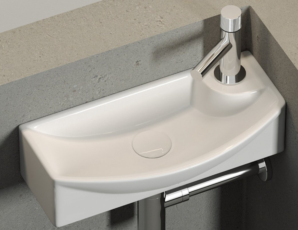 Раковина Ceramicanova CN6038L накладная прямоугольная 45, санфарфор купить,129350