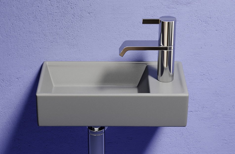 Раковина Ceramicanova CN6051LMH подвесная прямоугольная 41, санфарфор купить,NaN