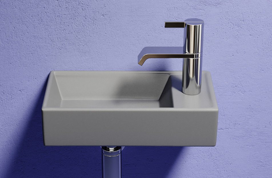 Раковина Ceramicanova CN6051LMH подвесная прямоугольная 41, санфарфор купить,NaN