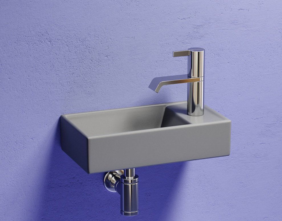 Раковина Ceramicanova CN6051LMH подвесная прямоугольная 41, санфарфор купить,NaN