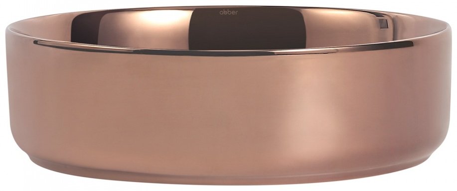 Раковина Abber Bequem AC2109RG накладная круглая 40 см, фаянс
