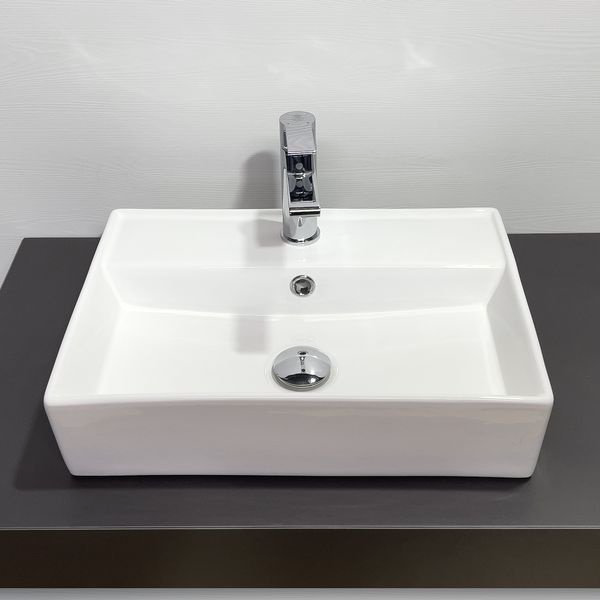 Раковина Comforty 7657D накладная прямоугольная 35, санфарфор купить,65570