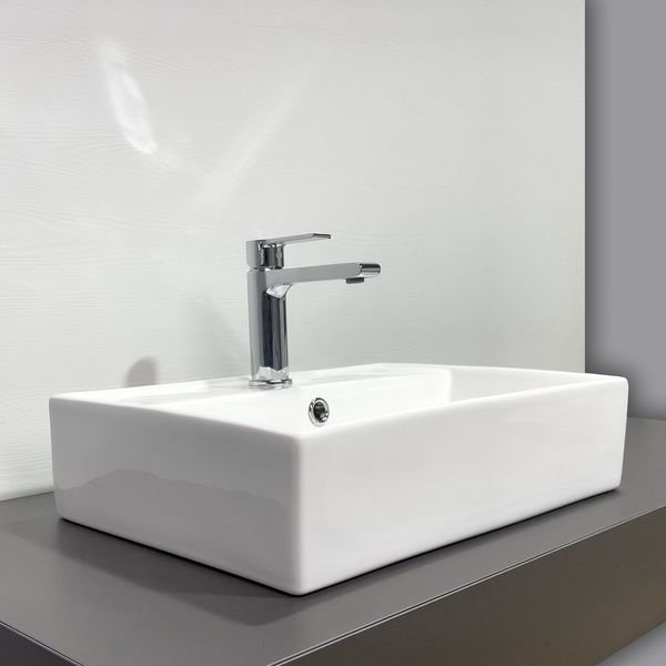 Раковина Comforty 7657D накладная прямоугольная 35, санфарфор купить,65570