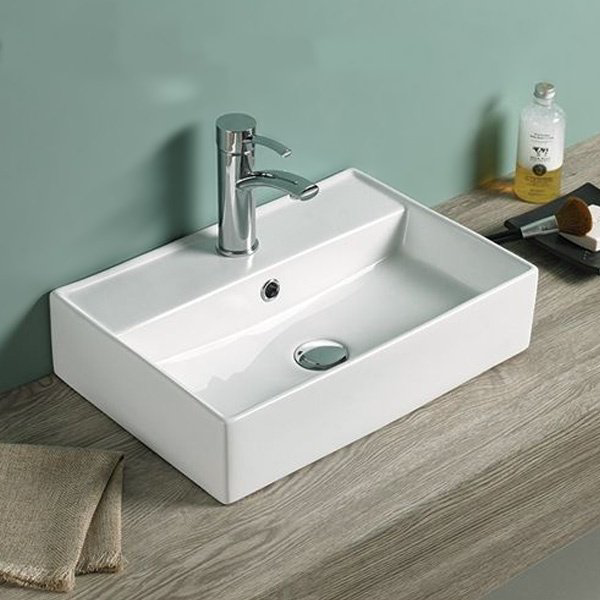 Раковина Comforty 7657D накладная прямоугольная 35, санфарфор купить,65570