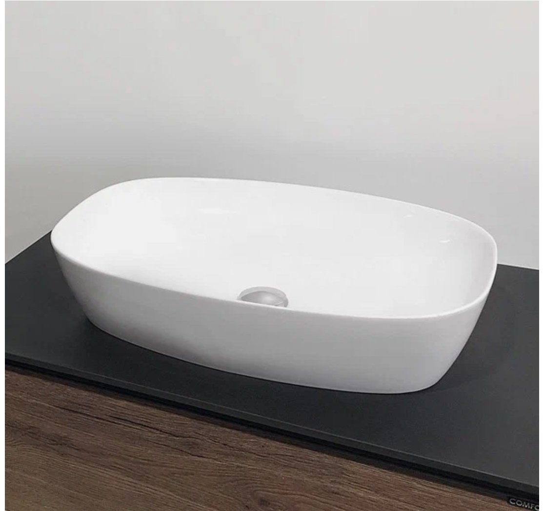 Раковина Comforty 78329 накладная овальная 60, санфарфор