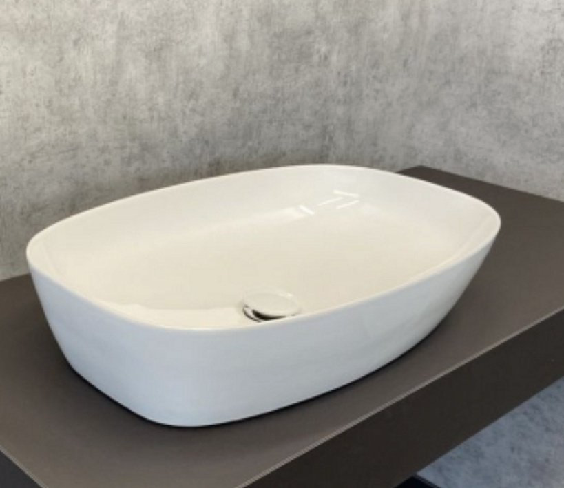 Раковина Comforty 78329 накладная овальная 60, санфарфор купить,92535