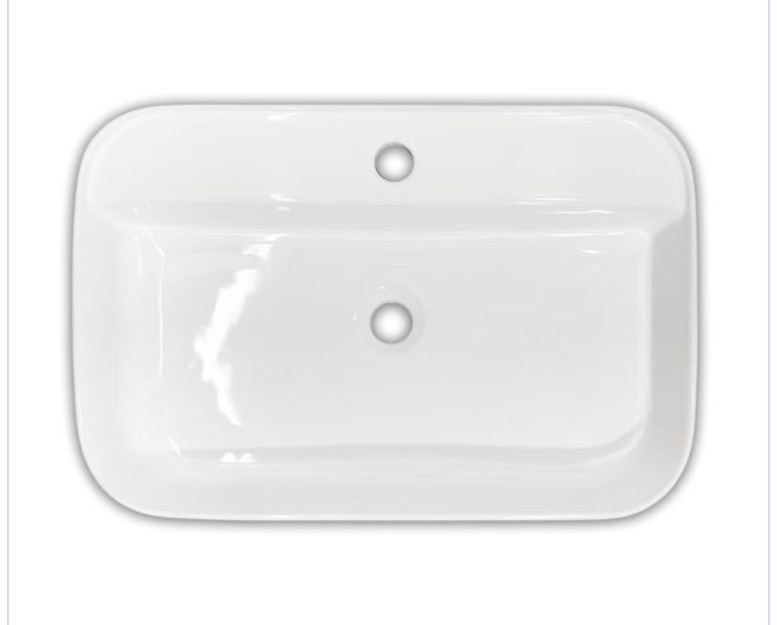 Раковина Comforty 78574-60 накладная прямоугольная 60, санфарфор купить,79699