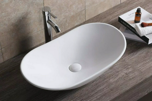Раковина Cerutti CR7031B накладная овальная 36 см, фаянс