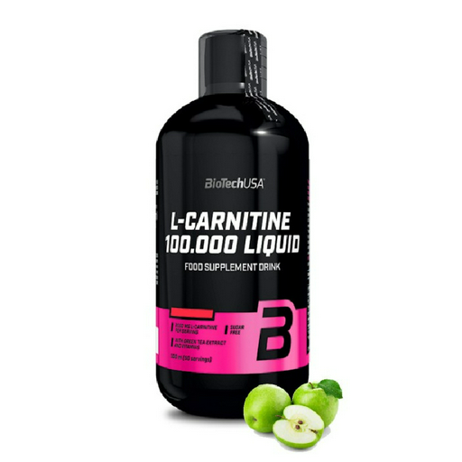 Жиросжигатель BioTech USA L-Carnitine 100.000 Liquid Яблоко 500мл