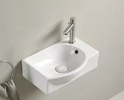 Раковина GID-ceramic N9276L подвесная прямоугольная 40.5, керамика