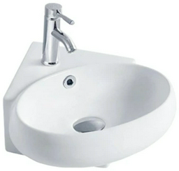 Раковина GID-ceramic N9359 подвесная угловая 36, керамика