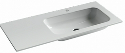 Раковина Ceramicanova CN7015 накладная прямоугольная 101, санфарфор