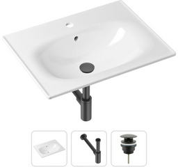 Раковина Lavinia Boho Bathroom Sink 21520440 врезная прямоугольная 46, фарфор