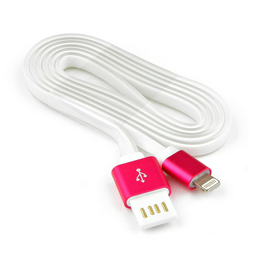 Кабель Cablexpert CC-ApUSBr1m 1м бело-розовый