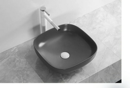 Раковина Cerutti CR2677 накладная квадратная 42 см, фарфор
