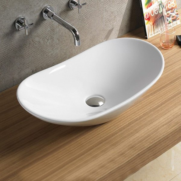 Раковина Comforty 7811A накладная овальная 36, санфарфор купить,NaN
