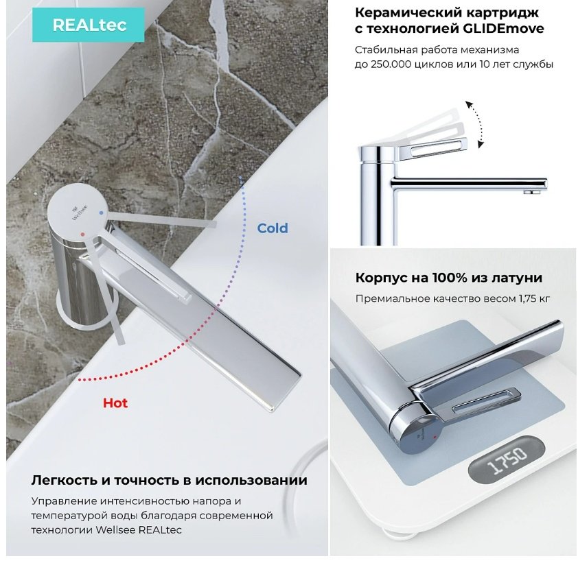 Раковина Wellsee 201004411, Pure BY Wellsee накладная прямоугольная 36, фаянс купить,NaN