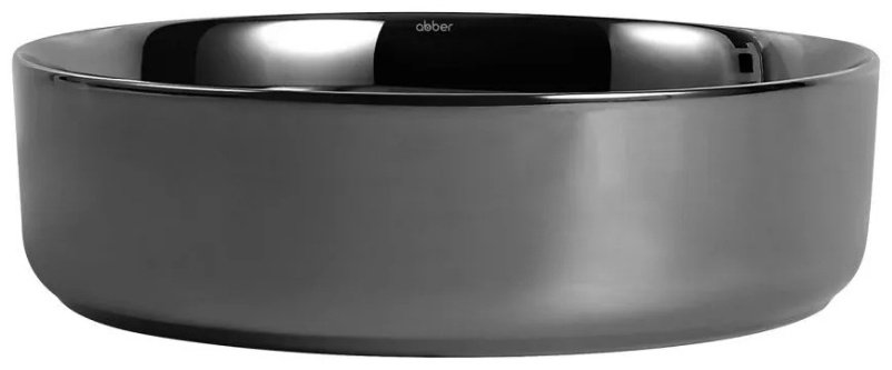 Раковина Abber Bequem AC2109GS накладная круглая 40 см, фаянс
