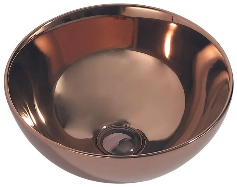 Раковина Abber Bequem AC2106RG накладная круглая 32 см, фаянс