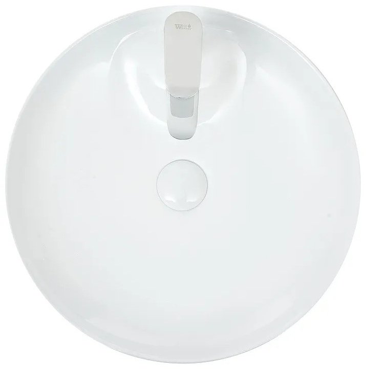 Раковина WeltWasser WW ELBACH 3204 накладная круглая 46 см, фаянс