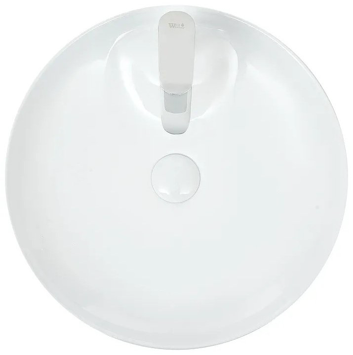 Раковина WeltWasser WW ELBACH 3204 накладная круглая 46 см, фаянс купить,50600