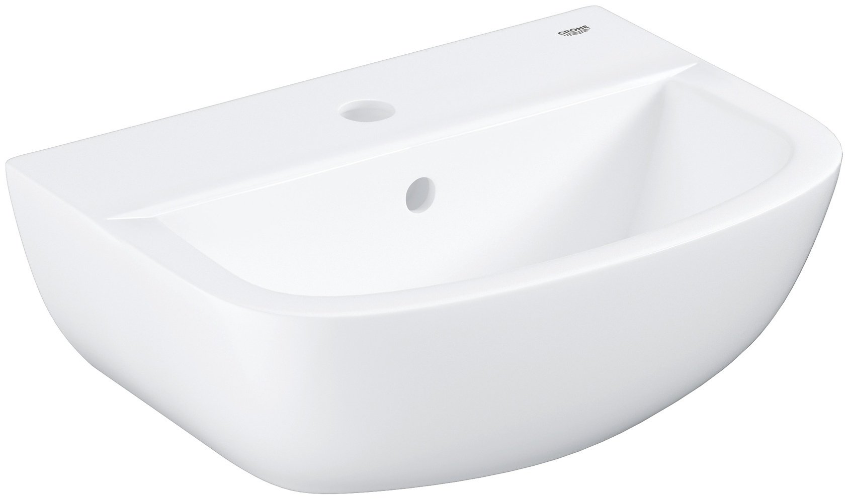 Раковина Grohe Bau Ceramic 39424000 подвесная полукруглая 45.3, фарфор
