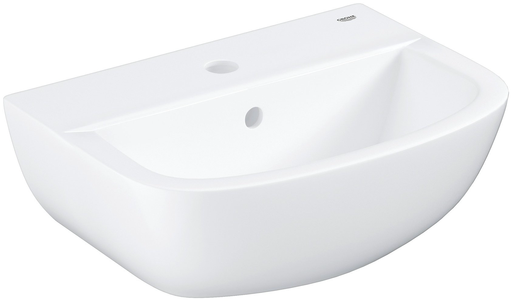 Раковина Grohe Bau Ceramic 39424000 подвесная полукруглая 45.3, фарфор