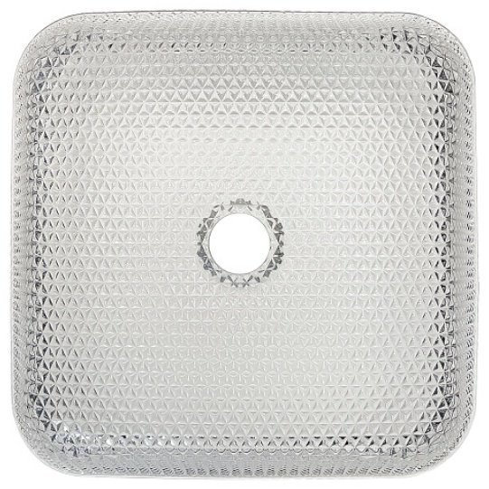 Раковина Comforty CF23001 накладная квадратная 40, стекло