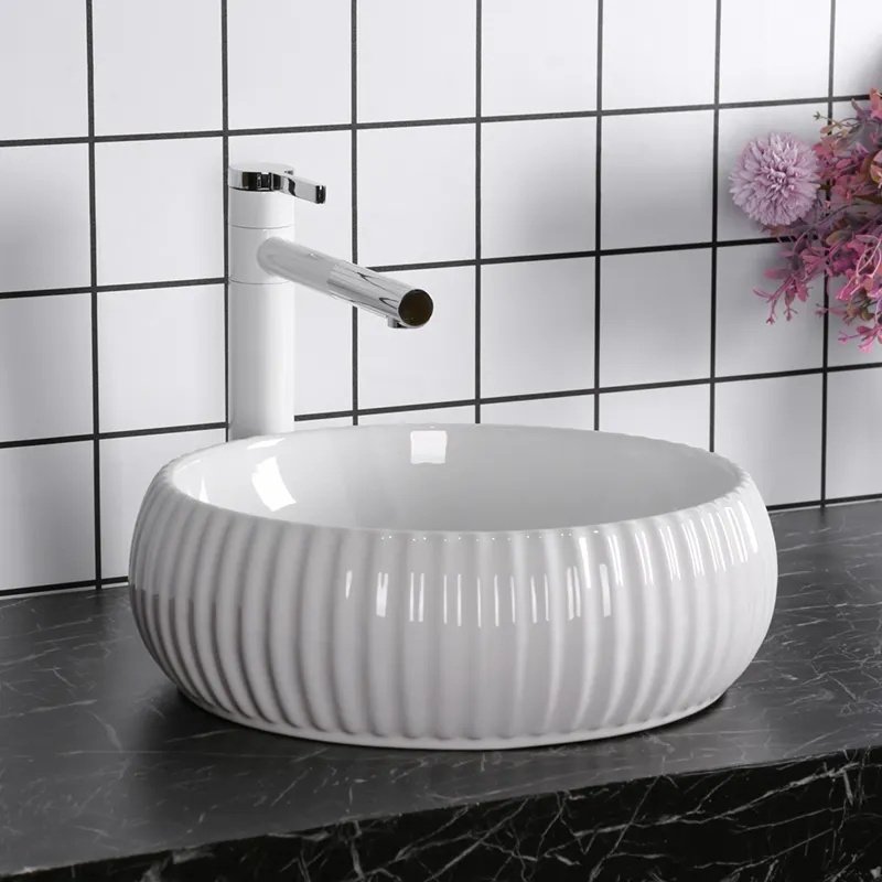 Раковина CeruttiSPA CR0007 накладная круглая 40.5 см, фарфор купить,NaN