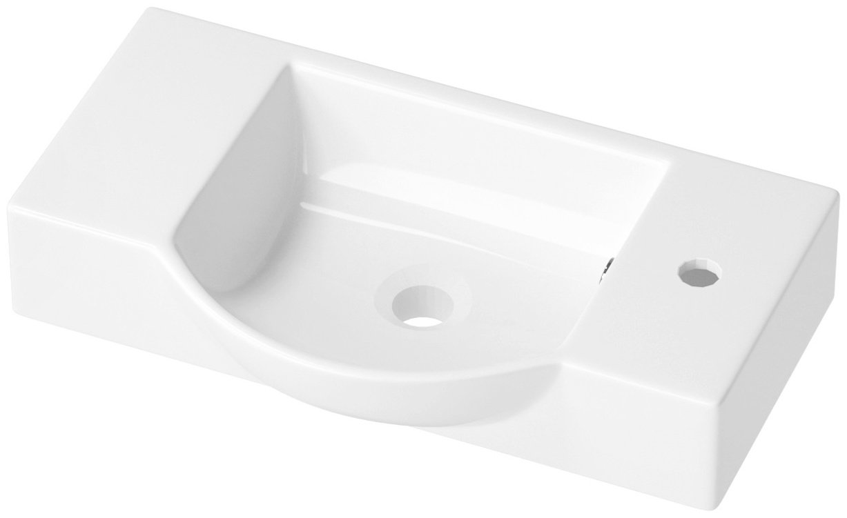 Раковина Wellsee WC Area 151809001 универсальная прямоугольная 32, фаянс купить,NaN
