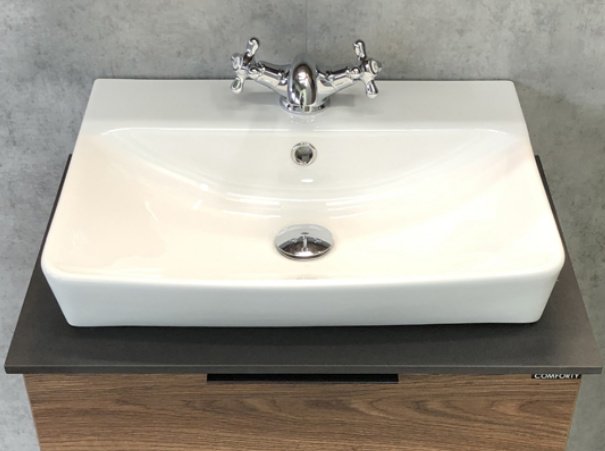Раковина Comforty 9055RA-50 накладная прямоугольная 50, санфарфор купить,60396