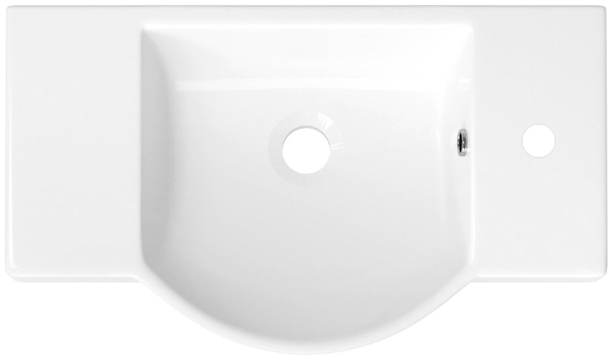 Раковина Wellsee WC Area 151809001 универсальная прямоугольная 32, фаянс купить,NaN