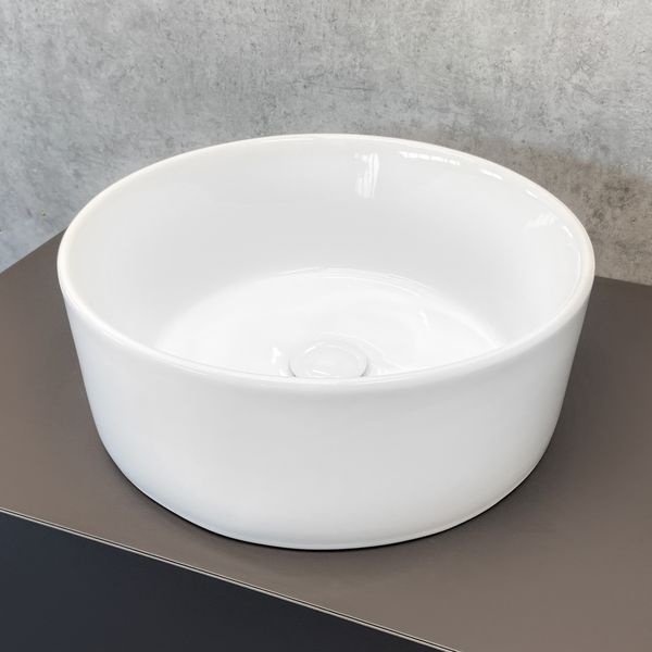 Раковина Comforty 7078A накладная круглая 40.5, санфарфор